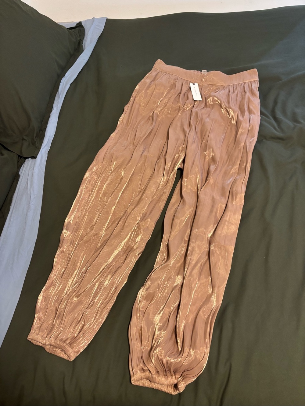 Dressy Pants in Dusty Rose Gold